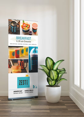 Standee Design - Zesto