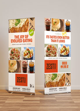 Table Tent Desin - Zesto