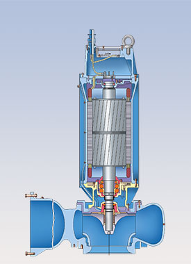 Submersible sewage pump
