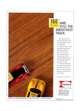 Ad for Formica Laminates