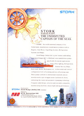Stork Pumps Ad for Marine Industries