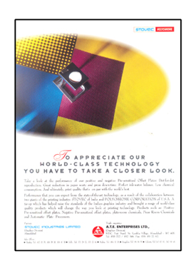 Stovec PS Plate Corporate Ad