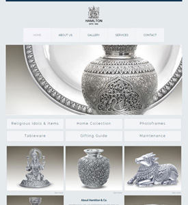 Screenshot of Website - Hemilton & Co Limited
