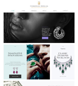 Screenshot of Clasic Website - Thakorlala Hiralal